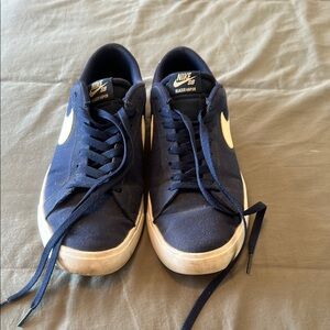 Nike Blue Sneakers Classic Design Low-Top